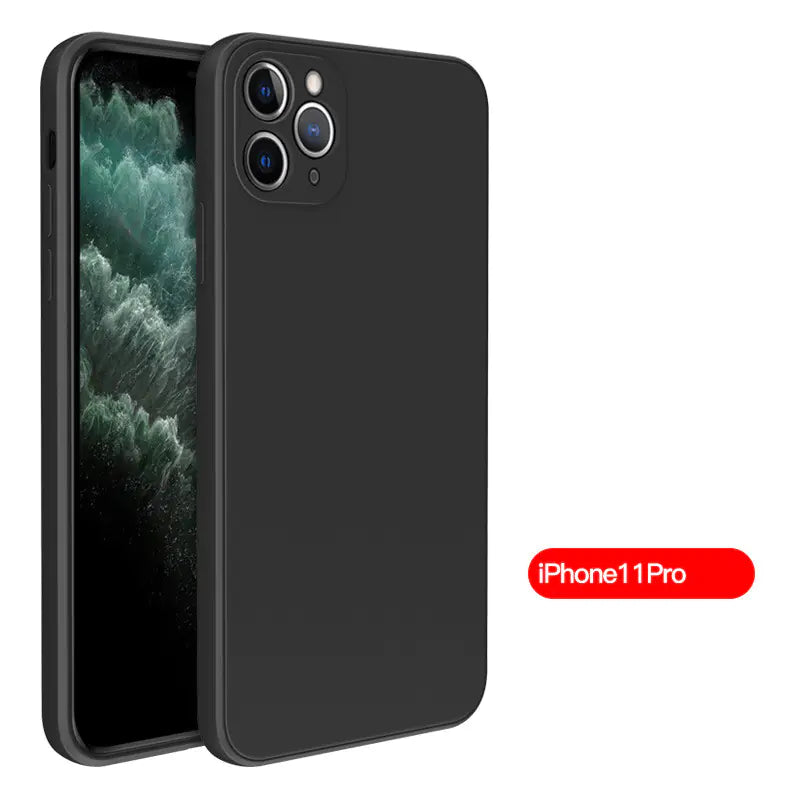 Ultra-Thin 3D Liquid Silicone Case for iPhone 11