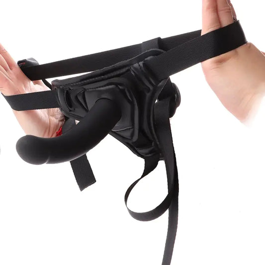 Solid Leather Women's Wear Pants - Adult Toy Duo