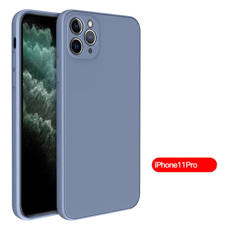 Ultra-Thin 3D Liquid Silicone Case for iPhone 11